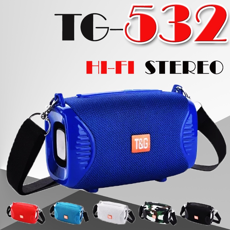 ลำโพงบลูทูธ TG-532  พร้อมสายสะพาย เสียงดี ขนาดพกพา น้ำหนักเบา  แบต500MAH