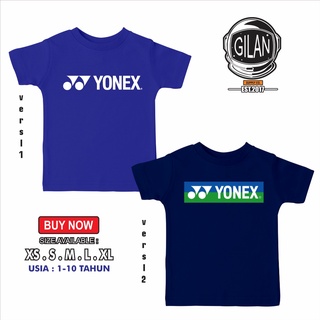 เสื้อยืด ลายโลโก้แบดมินตัน Yonex SAKAZUKI สําหรับเด็ก