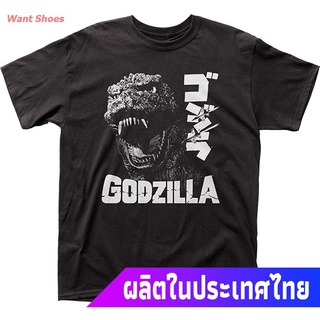 เสื้อยืดคอกลมเสื้อยืดกีฬา Godzilla Scream Japanese T-Shirt Sports T-shirtS-3XL