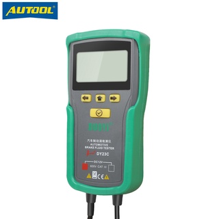 Autool duoyi DY23C เครื่องตรวจจับน้ํามันเบรก หน้าจอดิจิทัล เสียง และแสงเตือน ความชื้น สําหรับรถยนต์