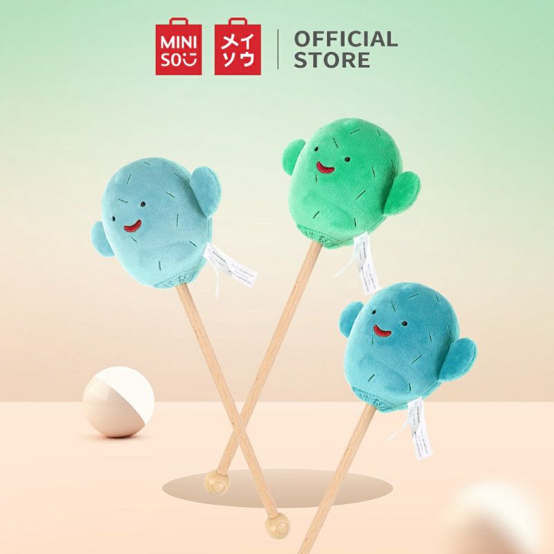 MINISO ไม้นวดต้นกระบองเพชร ตุ๊กตา ที่นวดหลัง ที่นวดคอ ที่นวดแขนขา ที่ทุบหลัง  Cactus Massage Hammer