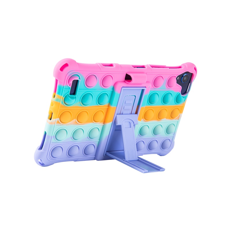 เคส Huawei MediaPad M5 Lite 8.0 JDN2-L09 Pop Stress-Relieve Silicone Case Push It Bubble Kickstand Shockproof Cover With #8