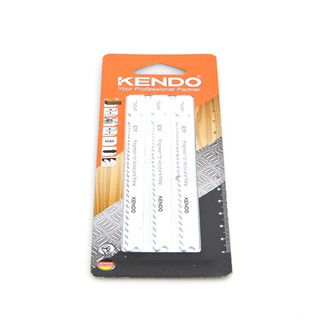 KENDO 46002201 ใบเลื่อยจิ๊กซอตัดไม้และเหล็ก T345XF (3 ชิ้น/แพ็ค) KENDO 46002201 Jigsaw blades for wood and steel T345XF