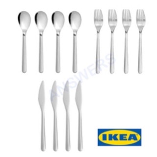 ช้อน, ส้อม, มีด,  IKEA (FÖRNUFT เฟอร์นุฟท์) สแตนเลส