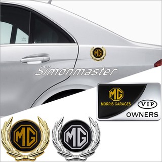 สติกเกอร์โลหะ สําหรับติดตกแต่งรถยนต์ รถบรรทุก MG ZS HS MG3 MG5