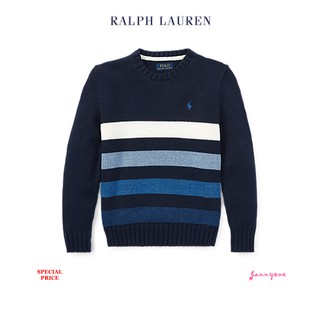 RALPH LAUREN STRIPED COTTON SWEATER (BOY SIZE 8-20)