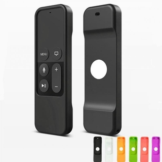 เคสซิลิโคนกันฝุ่นหลากสีสําหรับ Apple Tv 4 Remote Control Cover รีโมทคอนโทรลเคสป้องกันนุ่มหลายสีกันฝุ่นสวมใส่ทนทีวีรีโมทคอนโทรลฝาครอบซิลิโคน