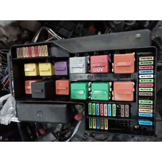 ฝากล่องฟิวส์ กล่องฟิวส์พร้อมรีเลย์และฟิวส์ครบชุด และฝาครอบ Fuse box cover 1387613 part no. 61131387 613 BMW E36 Z3 M3