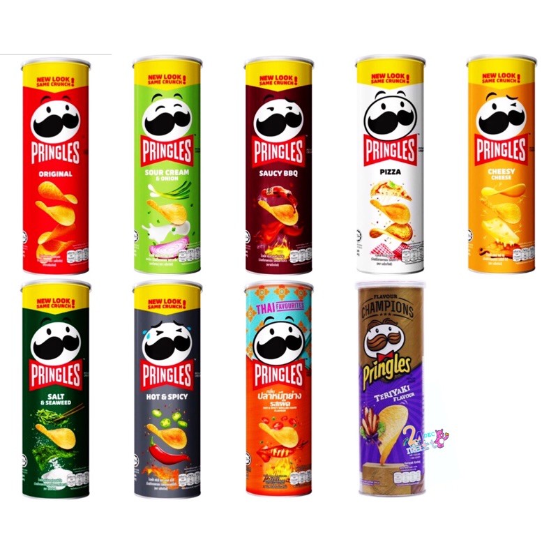 พริงเกิ้ล มันฝรั่งทอดกรอบ มี 17 รส Pringle พริงเกิล Pringles Potato Chips