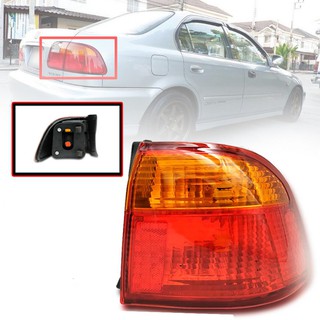 เสื้อไฟท้าย โคมไฟท้าย รุ่น ฮอนด้า ซีวิค HONDA CIVIC EK ปี 1999 - 2000 ข้างขวา ไม่รวมชุดสายไฟ และหลอดไฟ