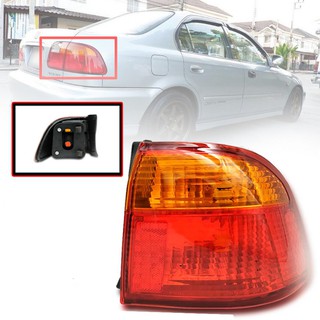 เสื้อไฟท้าย โคมไฟท้าย รุ่น ฮอนด้า ซีวิค HONDA CIVIC EK ปี 1999 - 2000 ข้างขวา ไม่รวมชุดสายไฟ และหลอดไฟ