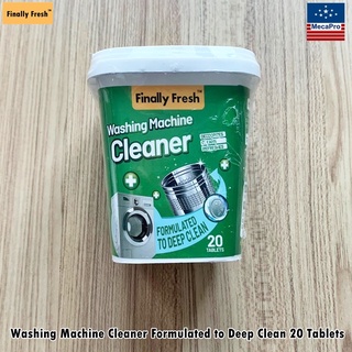 Finally Fresh® Washing Machine Cleaner Formulated to Deep Clean 20 Tablets ผลิตภัณฑ์ทำความสะอาดเครื่องซักผ้า