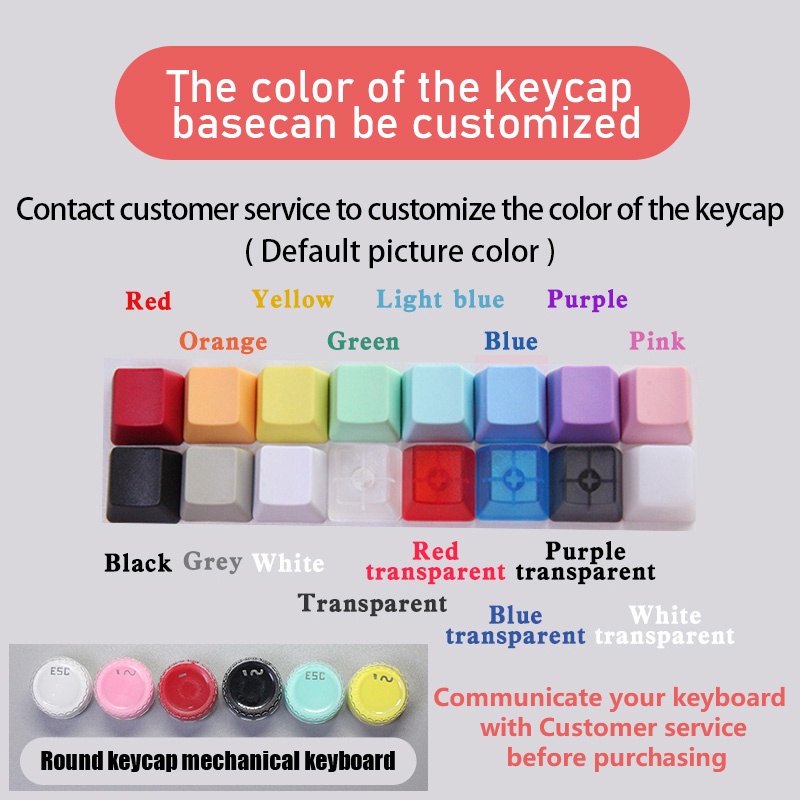 keycap Cinnamoroll dog kitty cat ปุ่มกดคีย์บอร์ด OEM R4 ABS ESC ลายการ์ตูน สามมิติ สําหรับตกแต่งคีย์บอร์ด