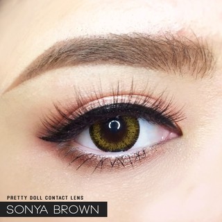 Sale ล้างสต็อคคอนเเทคเลนส์ สี Sonya brown