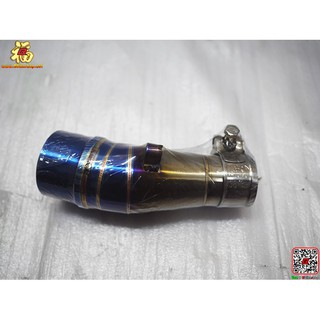 สลิปออนคอท่อเลสงาน Ace ตรงรุ่น Z-300 2นิ้ว (สีไทเท)