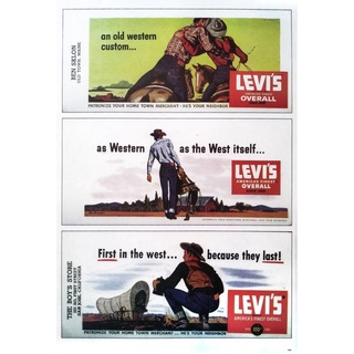 โปสเตอร์ ยีนส์ ลีวายส์ Levis โปสเตอร์ลีวายส์ โปสเตอร์ติดผนัง โปสเตอร์สวยๆ ภาพติดผนังสวยๆ poster ส่งEMSด่วนให้คะ