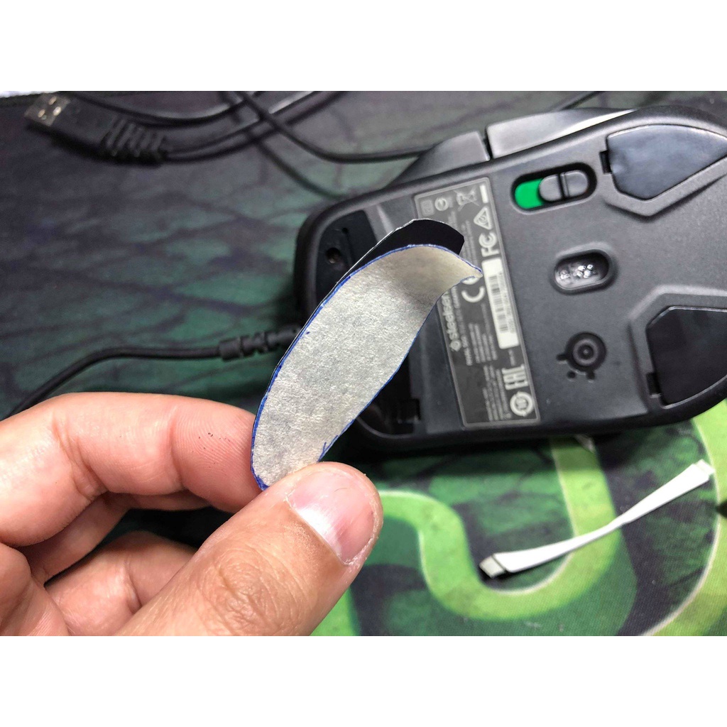 Glide ยางรองพื้นเมาส์ (Feet Mouse) แบบตัดเอง ขนาด 5x7cm และ 10x7cm