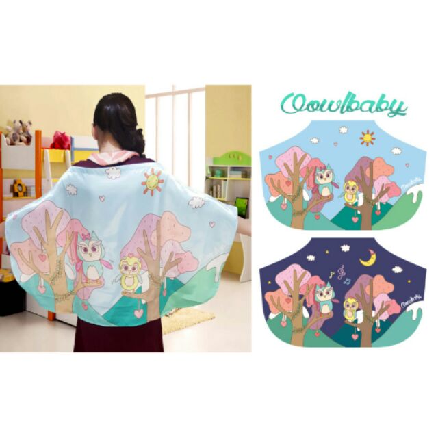 Oowlbaby nursing cover ผ้าคลุมให้นม