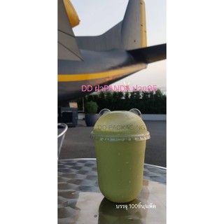 DEDEE ฝาโดมหมีแพนด้า(50ใบ) ปาก95มิล ฝาโดมPANDA