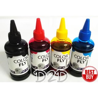 หมึกเติม HP ขนาด 100 ml. COLOR FLY แท้