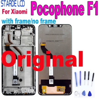 6.18&amp;quot; AAA  Original LCD For Xiaomi Pocophone F1 LCD Display Touch Screen For POCO F1 LCD Screen Assembly with Frame