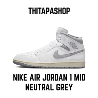 NIKE AIR JORDAN 1 MID NEUTRAL GREY