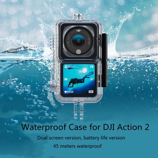 Case กันน้ำสำหรับ DJI Action 2 Diving Housing with 45M