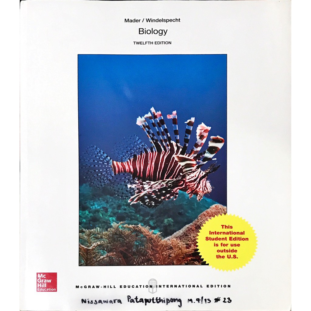 หนังสือชีวะ Textbook ต่างประเทศของ McGraw-Hill Education