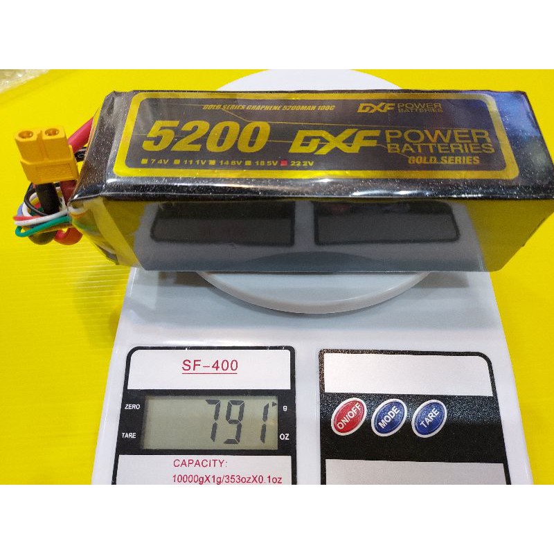 DXF 5200mah11.1v(3s)/ 14.8V(4s) 22.2V(6S)   80C/160C  100C/160C