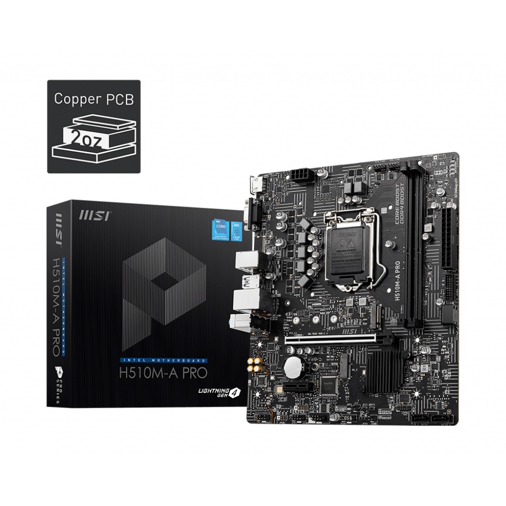 MSI H510M-A PRO INTEL H510 LGA1200 MOTHERBOARD