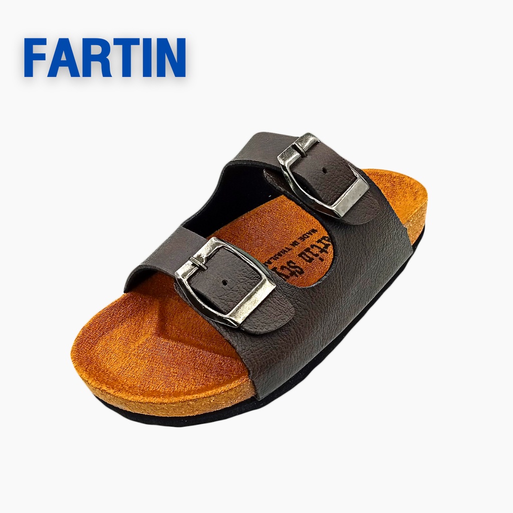 SSS FARTIN 704 (23-34) รองเท้าแตะเด็ก แบบสวม พื้นนุ่ม ใส่สบาย กันลื่น