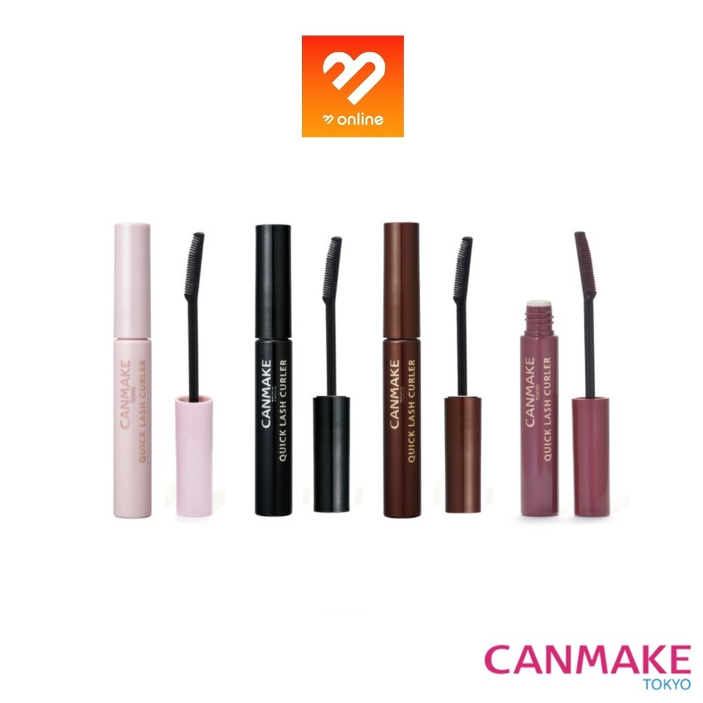 Boombeautyonline | Canmake Quick Lash Curler BR 3.4 g. แคนเมค ควิก แลช เคอร์เลอร์ บีอาร์ มาสคาร่าเนื้อแวกซ์ สีน้ำตาล