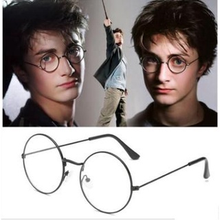 Harryy potter แว่นตาคอสเพลย์ กรอบโลหะ ทรงกลม สไตล์เรโทร สําหรับผู้ใหญ่ เด็ก พร็อพเครื่องแต่งกาย ผู้ชาย ผู้หญิง