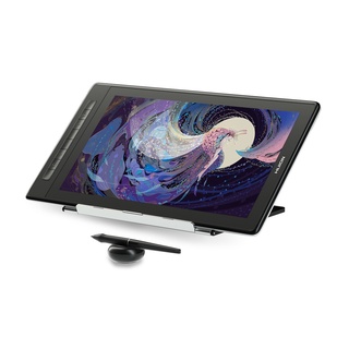 Huion Kamvas Pro 16 2.5k ปากกาแท็บเล็ตวาดภาพ พร้อมปากกาสไตลัส ไร้แบตเตอรี่