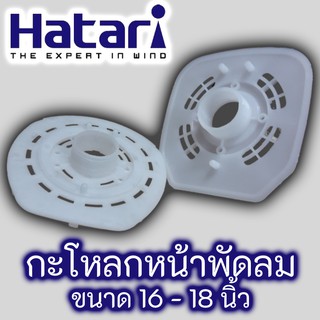 ฝาหน้า กะโหลกหน้าพัดลม ฝาครอบมอตอร์ Hatari แท้ สำหรับพัดลมขนาด 12" - 18"