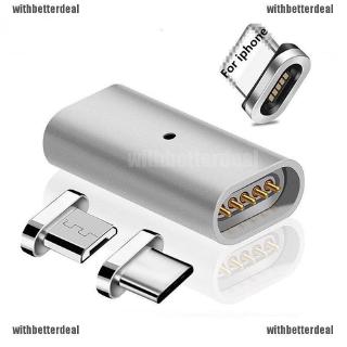 Wb❦อะแดปเตอร์แม่เหล็ก Micro USB สําหรับ Android iPhone