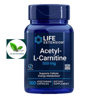 Life Extension Acetyl-L-Carnitine 500 mg / 100 Vegetarian Capsules