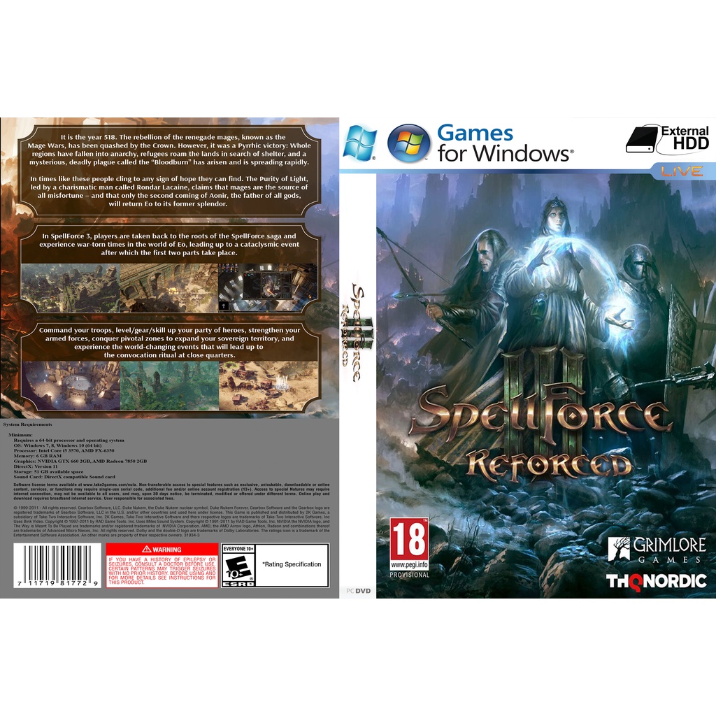 SpellForce 3: Reforced v82637 PC GAME Offline [Pendrive INSTALLATION]