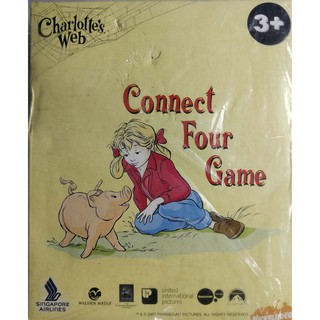 เกมหมากรุกกระดาษ *** แพ็คเกจมีตำหนิตามภาพCharlottes Web ,Four Game จาก Singapore Airline สำหรับเด็กอายุ 3+