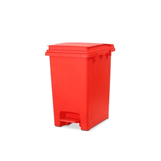 ถังขยะพลาสติกแบบมีเท้าเหยียบ COMBI WARE RX-20E-RED สีแดง ขนาด 20 ลิตร ถังขยะ Plastic waste bin with foot pedal COMBI WAR