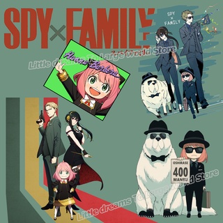 แผ่นแพทช์เหล็ก ลายอนิเมะ SPY X FAMILY ขนาดเล็ก ซักทําความสะอาดได้ สําหรับติดตกแต่งเสื้อผ้า กางเกงยีน