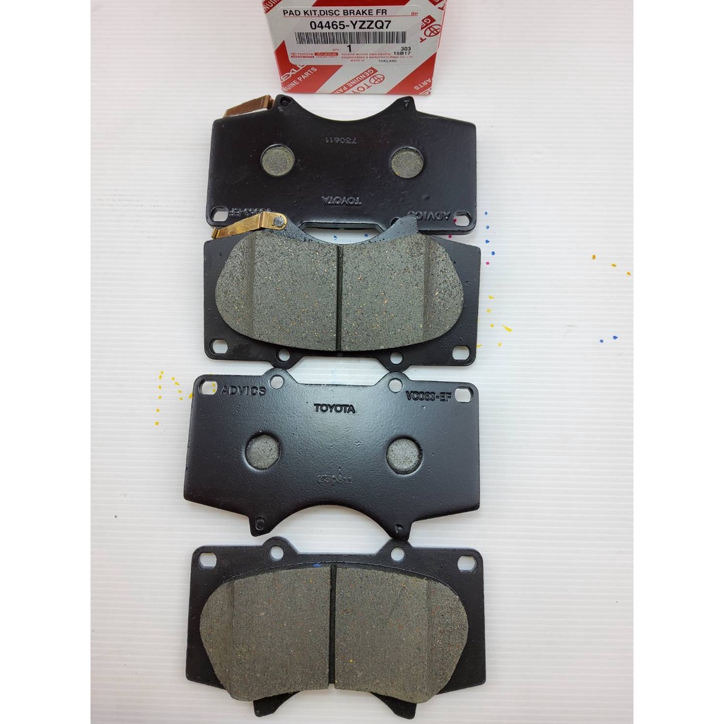 ผ้าดิสเบรค-หน้า วีโก้ 4 WD วีโก้แชมป์ 4 WD รีโว 4 WD ฟอร์จูนเนอร์ 08'onPADKITDISC BRAKE 04465-0K360,