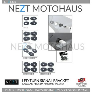 Nezt อะแดปเตอร์ไฟเลี้ยว LED ด้านหน้า และด้านหลัง สําหรับ Honda Yamaha Kawasaki Suzuki Y15 RS150 Nmax NVX Ninja R15 R25 MT25 MT15