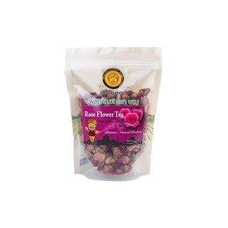 ชาดอกกุหลาบ ออร์แกนิค ตราบาบู (BABOO ROSE FLOWER TEA ORGANIC) 100G.