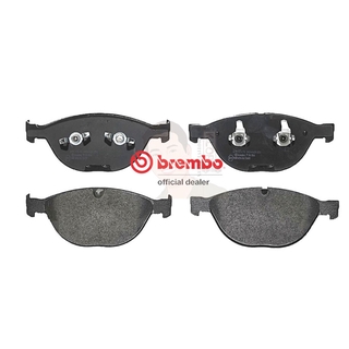 P06 066B ผ้าเบรก-F-แท้ BREMBO รุ่น Black : BMW ซีรี่ส์ 5 E60 M5 03-10 การันตีคุณภาพมาตรฐานโดย " เครอป อะไหล่ยนต์"