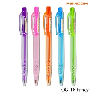 Pencom OG16-Fancy ปากกาหมึกน้ำมันแบบกด (รับใบเสร็จรบกวนแจ้งในหมายเหตุและส่งชื่อที่อยู่ในช่องแชท)