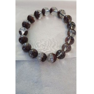 Brown phantom quartz bracelet