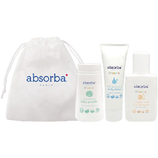 แอ็บซอร์บา (แพ็ค 3 ชิ้น) Baby Care Travel Set - R22SWUCA01WH00 ของใช้เด็กแรกเกิด ของใช้เด็กแรกเกิด เซ็ทสบู่