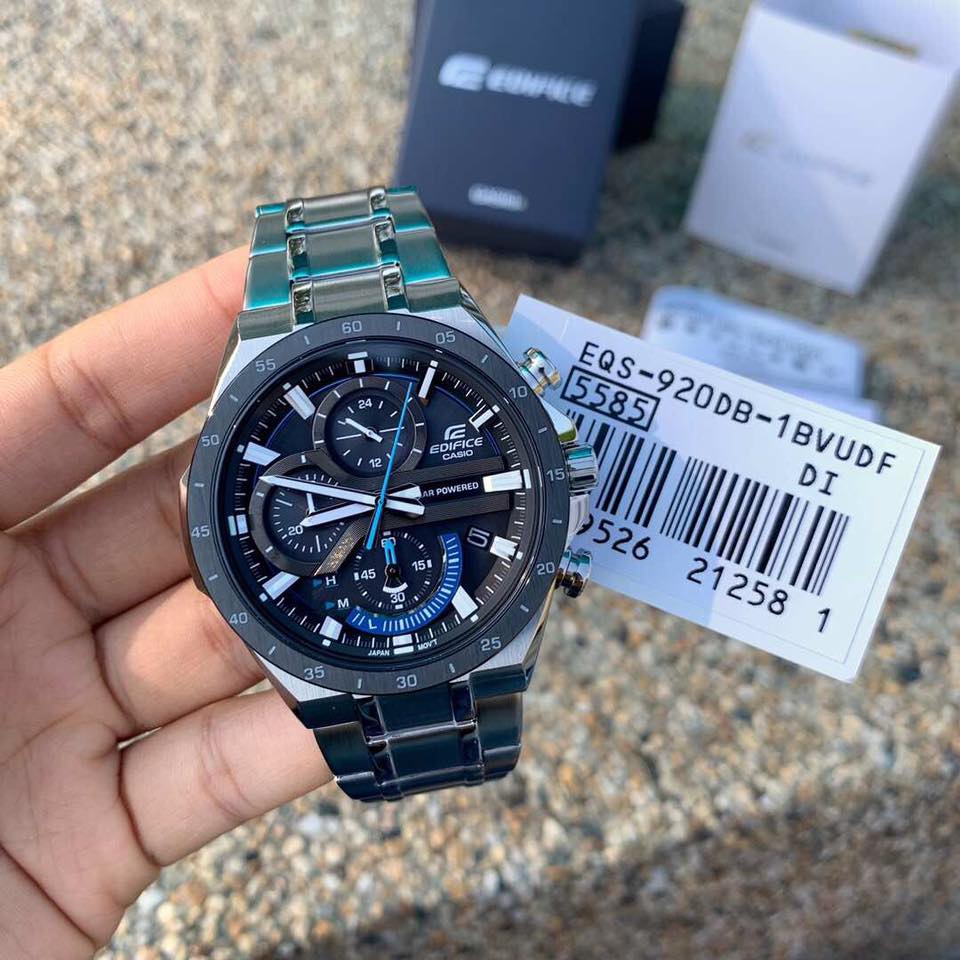 นาฬิกา Casio Edifice รุ่น EQS-920DB-1B ,EQS-920DB-1A ,EQS-920DB-2A นาฬิกาผู้ชาย- ของแท่้ 100% ประกัน CMG