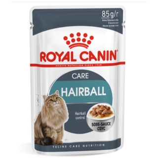 Royal Canin Hairball Care Pouch อาหารแมวโต กำจัดก้อนขน เกรวี่ 85 กรัม